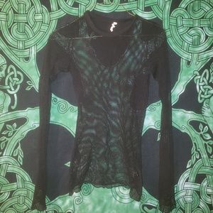 Fishnet Long Sleeve Shirt